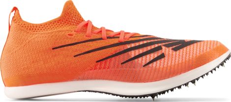 Chaussures d'Athlétisme New Balance FuelCell MD-X v2 Orange Blanc Unisexe