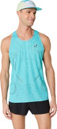 Canotta Asics Metarun blu da uomo