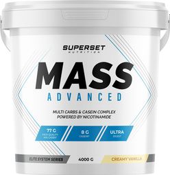 Mass Advanced (4kg) - Superset Nutrition - Vanille Crémeuse - Gainers