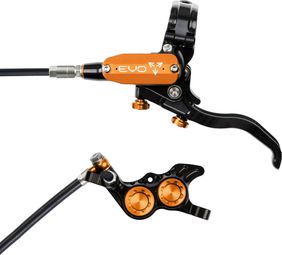 Hope Tech4 GR4 voorrem Zwart / Oranje Standaard slang