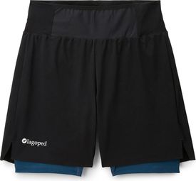 Lagoped Milvus Herenshort Zwart/Blauw