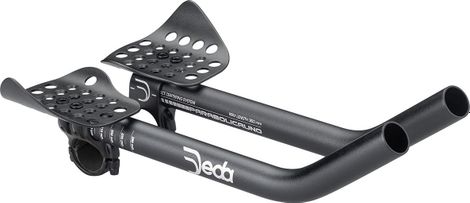 Deda Parabolica Uno Verlängerungen Aluminium 35 mm Schwarz