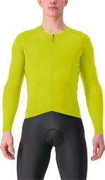 Maillot Castelli Fly LS Manga Larga Amarillo