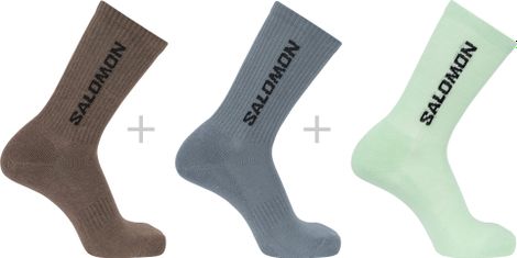 Salomon Everyday Crew Multicolor Socks (3 pairs)