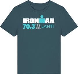 T-Shirt Manches Courtes Ironman 70.3 Finland Bleu Turquoise Femme