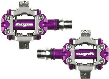 Paire de Pédales Automatiques Hope Union RC Violet