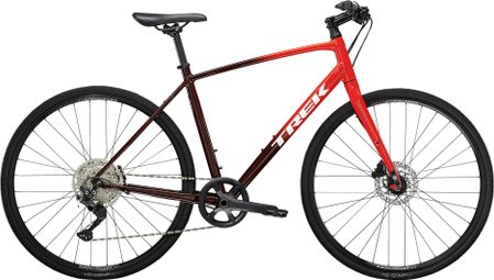 Vélo Fitness Trek FX 3 Disc Shimano Deore 10V 700 mm Rouge Viper 2023