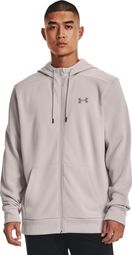 Under Armour Sudadera con cremallera gris para hombre
