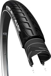 CST Pneu extérieur Basic 28 x 1 1/2 Noir avec lignes réfléchissantes