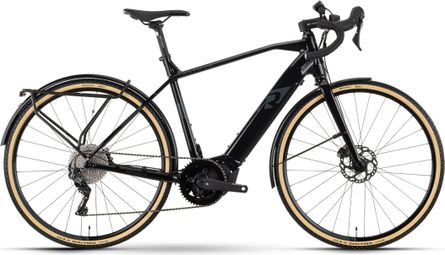 Vélo de Gravel Electrique Raymon GravelRay E 6.5 Street Shimano GRX 11V 410Wh 700mm Noir