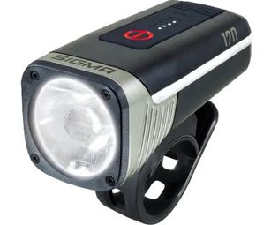 Luz delantera Sigma AURA 120 Link negra