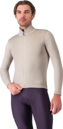 Castelli Herren Langarm Jacke Espresso Air Beige