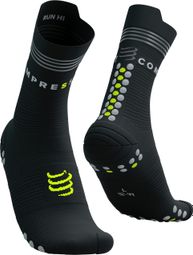 Compressport Pro Racing Socks v4.0 Run High Black/Yellow