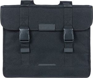 Basil Kavan Eco Classic Double Bicycle Bag - Toile biologique durable - Black - 68L