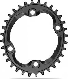 AbsoluteBlack Narrow Wide 96BCD Oval Chainring for Shimano 12S Drivetrains Black