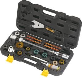 IceToolz E185 BB Tapping & Head Tube Reaming & Facing Set