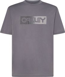 Oakley Dual B1B Logo T-shirt met korte mouwen, grijs, heren