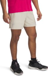 Under Armour Trail Run Launch Beige Men's Shorts
