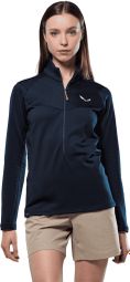 Damesblauwe Salewa Puez Cammino 1/2 Zip fleecejack