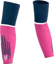 Manchettes Compressport ArmForce Ultralight Rose/Bleu