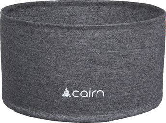 Unisex-Stirnband Cairn Merino Schwarz meliert