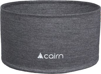 Unisex-Stirnband Cairn Merino Schwarz meliert