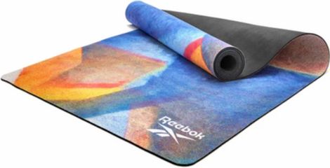 Reebok Yoga Mat Natural Rubber Mat Multi-colors