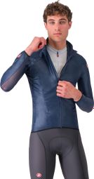 Windbreaker Jacket Men Castelli Aria Shell Blue