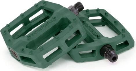 WeThePeople Logic Flat Pedals Green