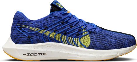 Nike Pegasus Turbo Flyknit Next Nature Blue Yellow Running Shoes