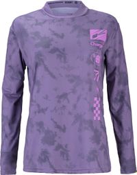 Women's Kenny Charger Dye Purple Long Sleeve Jersey