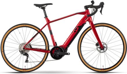 Bicicletta elettrica da ghiaia Raymon GravelRay E 7.0 Shimano GRX 11S 500Wh 700mm Rosso