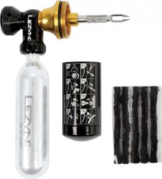Inflador sin cámara Lezyne Blaster CO2 negro / plateado (sin cartuchos)