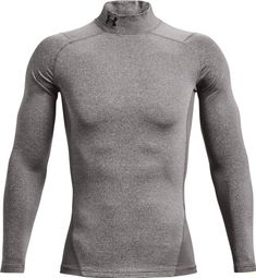 Camiseta de compresión de manga larga Under Armour ColdGear Armour gris