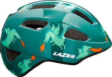 Casque Enfant Lazer Nut'z KinetiCore Dragons Vert - Taille Unique (50-56 cm)