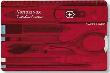 SwissCard Classic Victorinox rouge