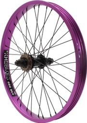 Roue arrière BMX KHE PRISM 20 pouces violette