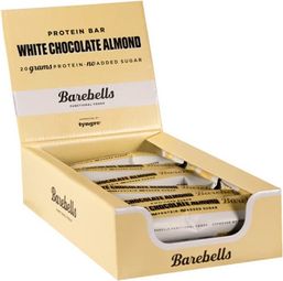 Boîte Barebells Barre Protéinée (12x55g) - Barebells - White Chocolate Almond -  Barres Protéinées