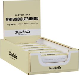 Boîte Barebells Barre Protéinée (12x55g) - Barebells - White Chocolate Almond - Barres Protéinées