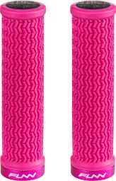 Paire de Grips Funn HoleShot 130mm Rose