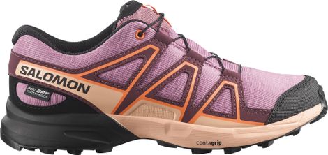 Chaussures Trail Salomon Speedcross Waterproof Rose Enfant