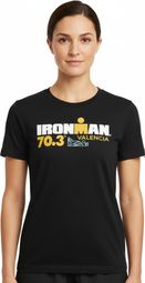 Dames Ironman 70.3 Valencia Zwart Korte Mouw T-Shirt