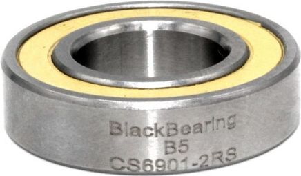 Rodamiento de cerámica Black Bearing 6901-2RS 12 x 24 x 6 mm