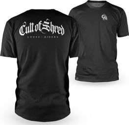 Loose Riders Short Sleeve Jersey The Cult of Shred Zwart