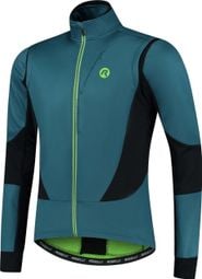 Veste Velo Hiver Rogelli Brave - Homme - Bleu/Noir/Lime