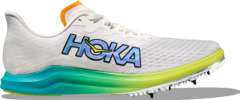 Hoka Unisex Cielo X 2 LD Wit Blauw Geel Track & Field Schoenen
