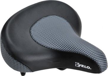 Selle de vélo Comfort Hommes/Femmes vélo Cruiser - Selle Fatbike - Noir