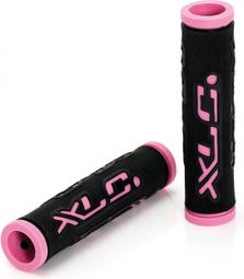 Pair of XLC GR-G07 125mm Grips Black/Pink