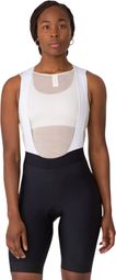 Rapha Core korte fietsbroek met bretels voor dames, zwart/wit