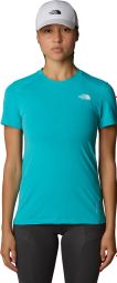 T-Shirt Technique Femme The North Face Lightning Alpine Bleu Femme